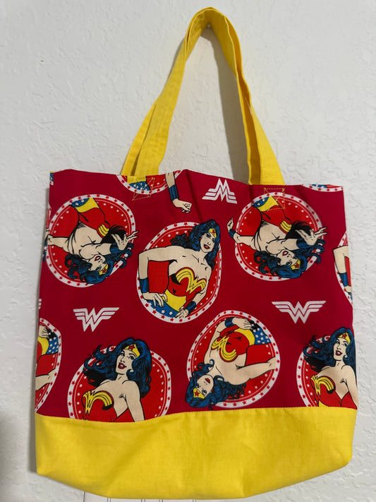 Wonder Woman Tote Bag Handmade